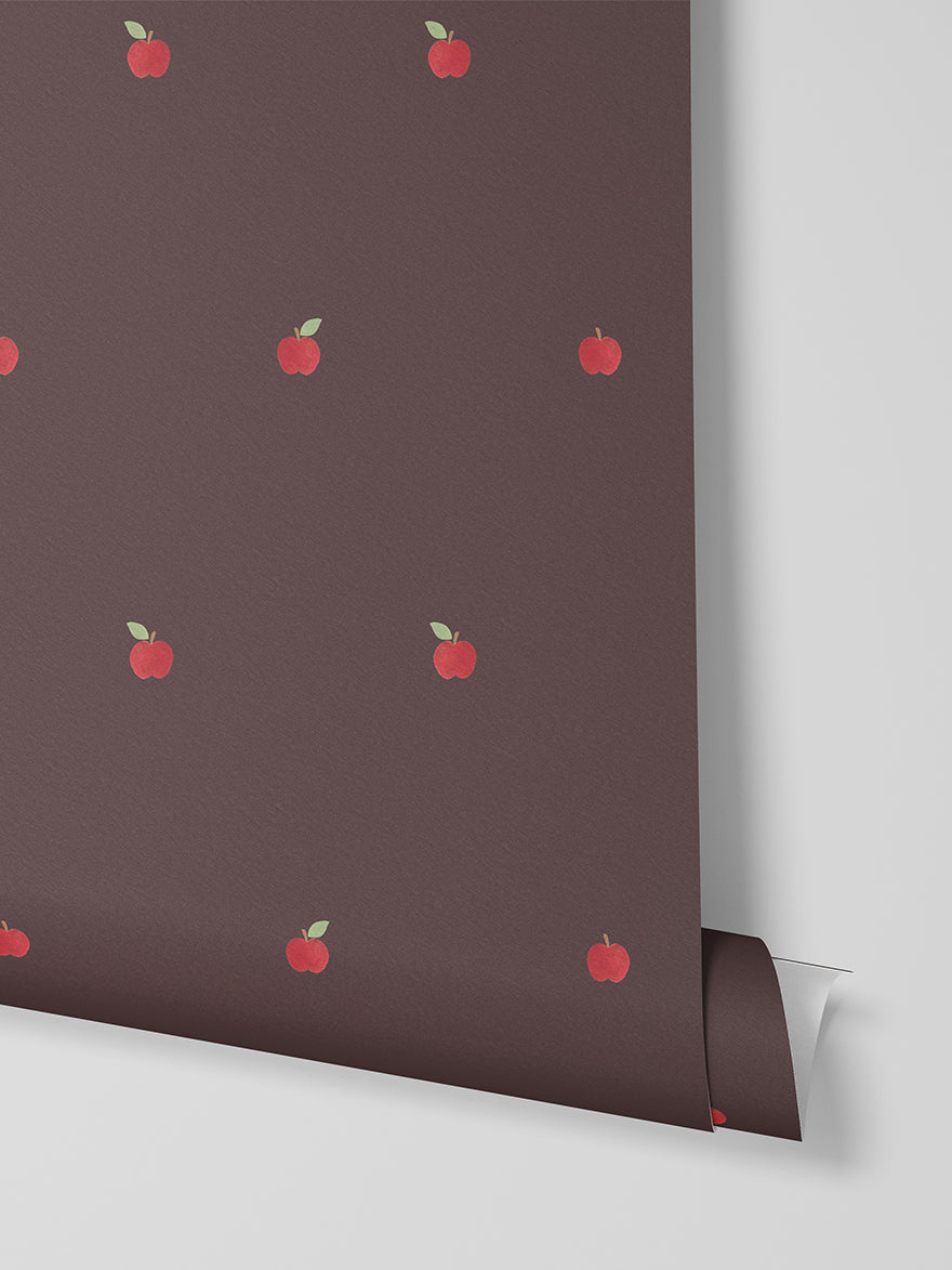 BrownStoneApplesWallpaper-Roll
