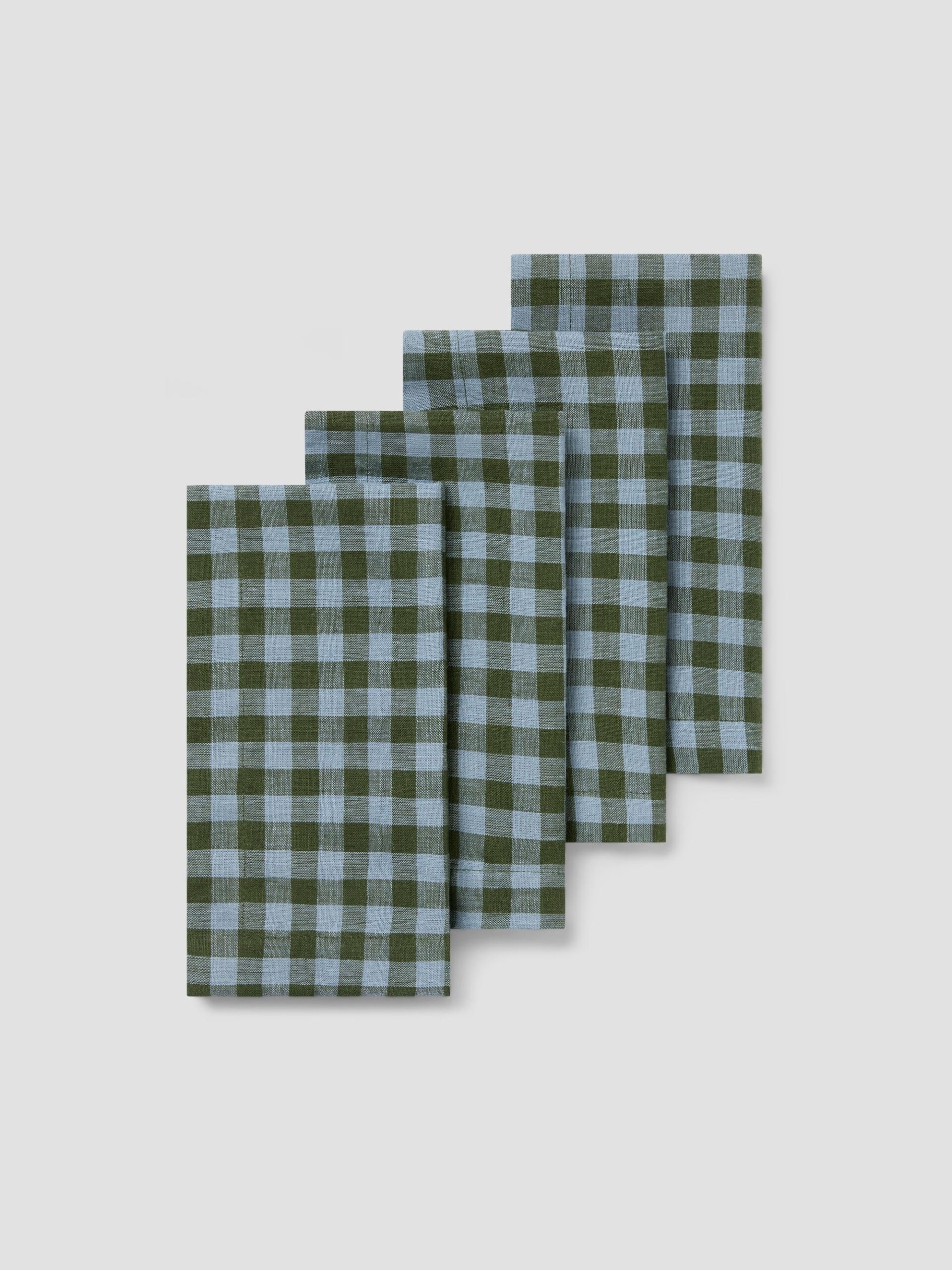 COLOUR-DRENCHED-LINEN-BLEND-TABLEWARE-NapkinsFERN-GREENDUSK-BLUEGROUP