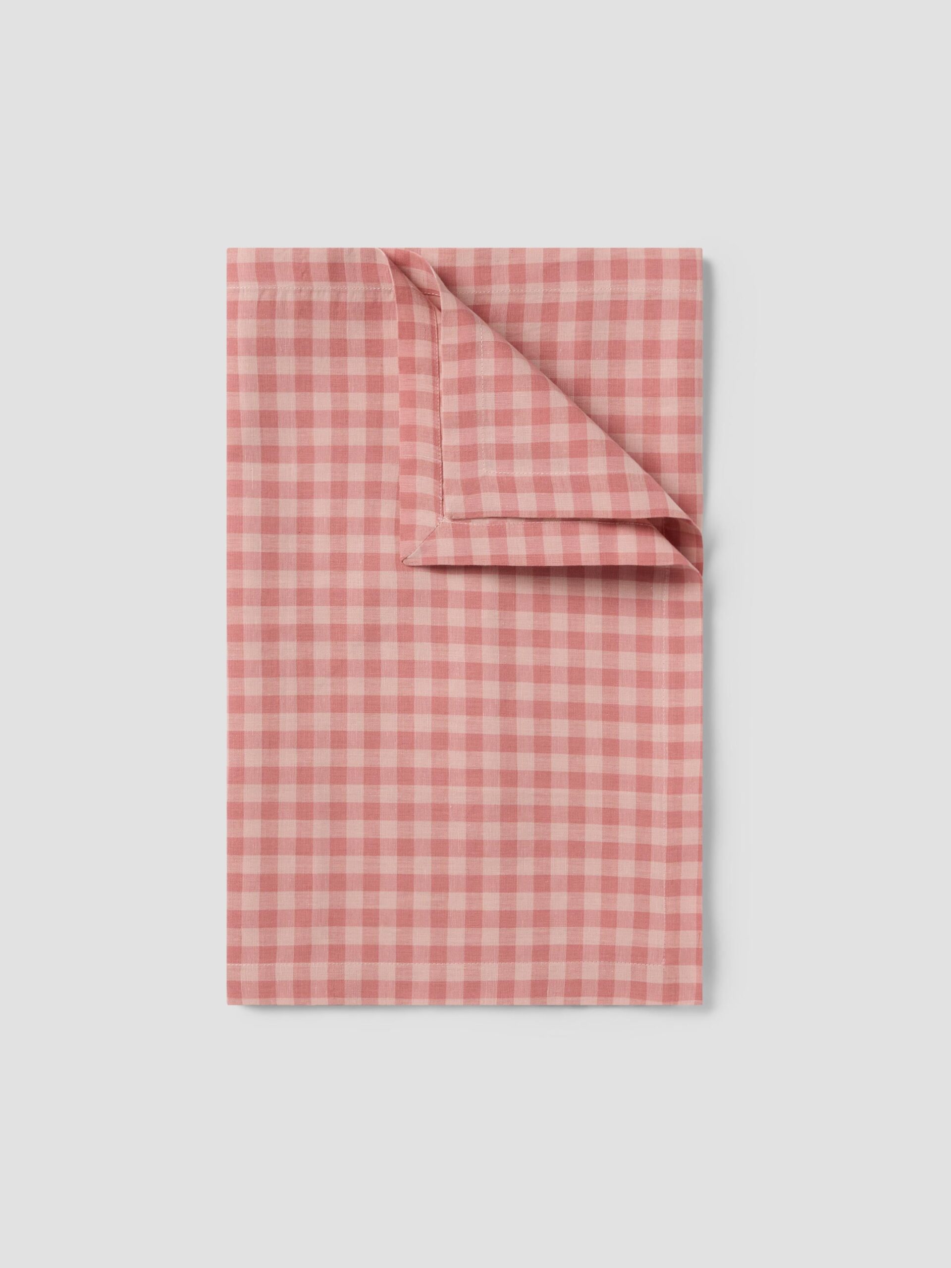 Dusty_Pink_Rose_Gingham_Linen_Blend_Table_Runner_-_3