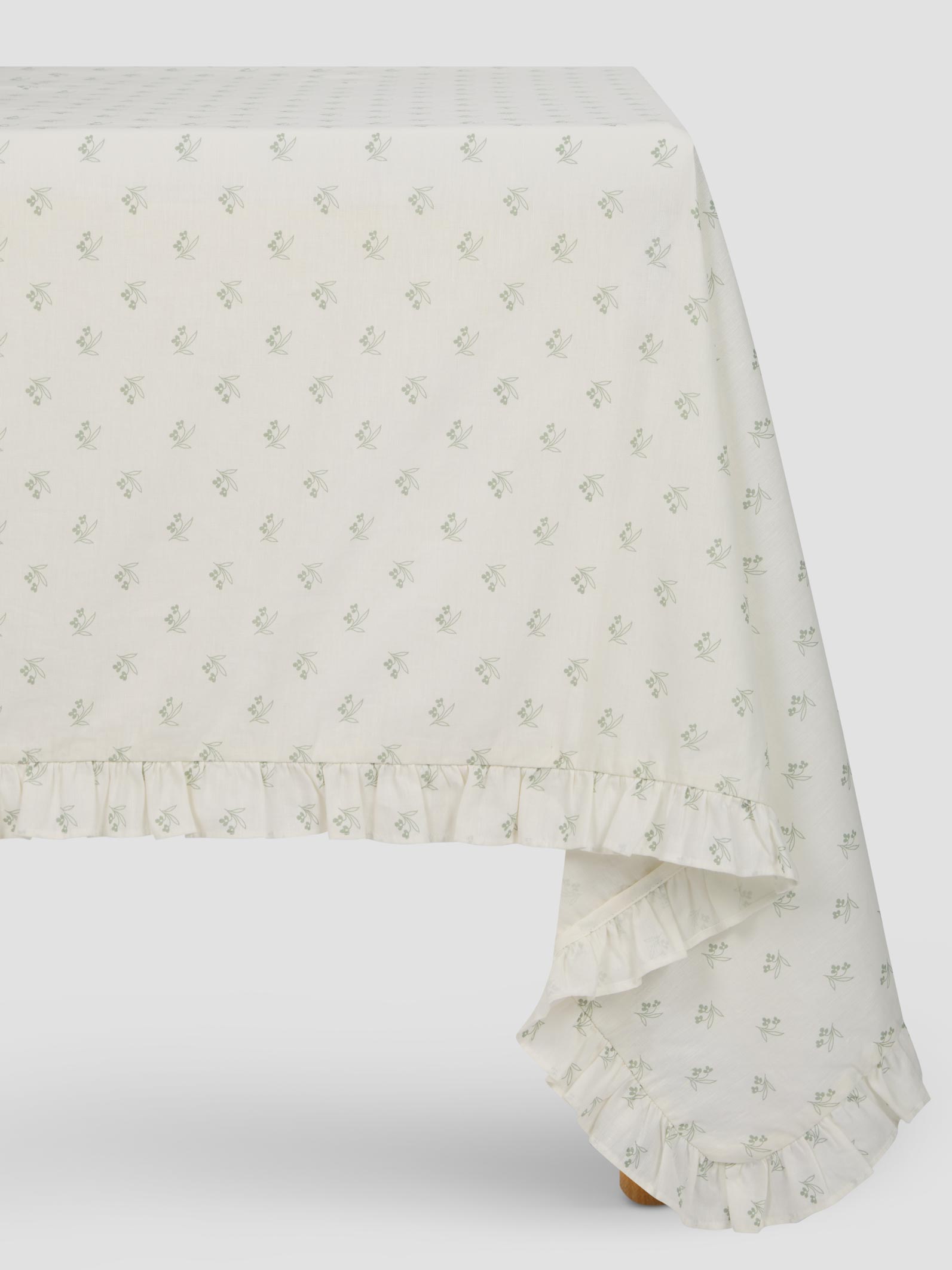 Mellow_Green_Martha_Floral_Frill_Linen_Blend_Tablecloth
