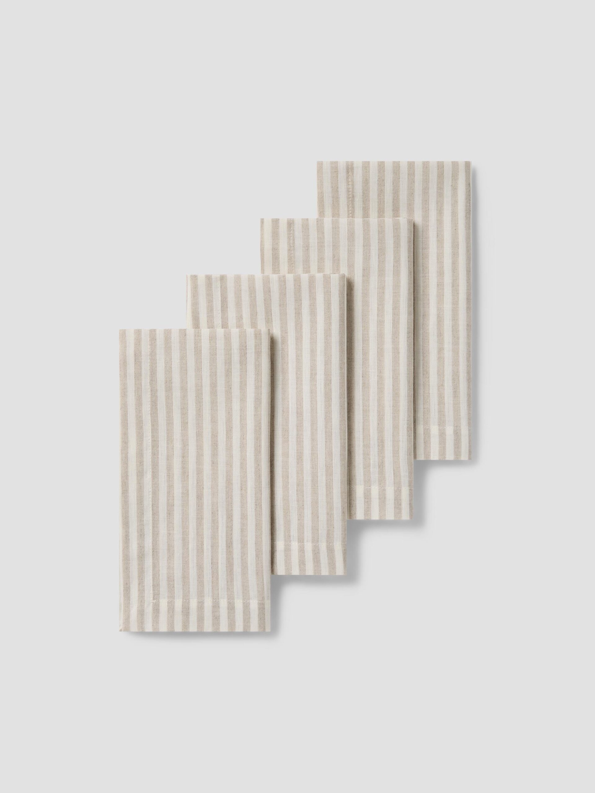 Oatmeal_Stripe_Linen_Blend_Napkins_Set_of_4