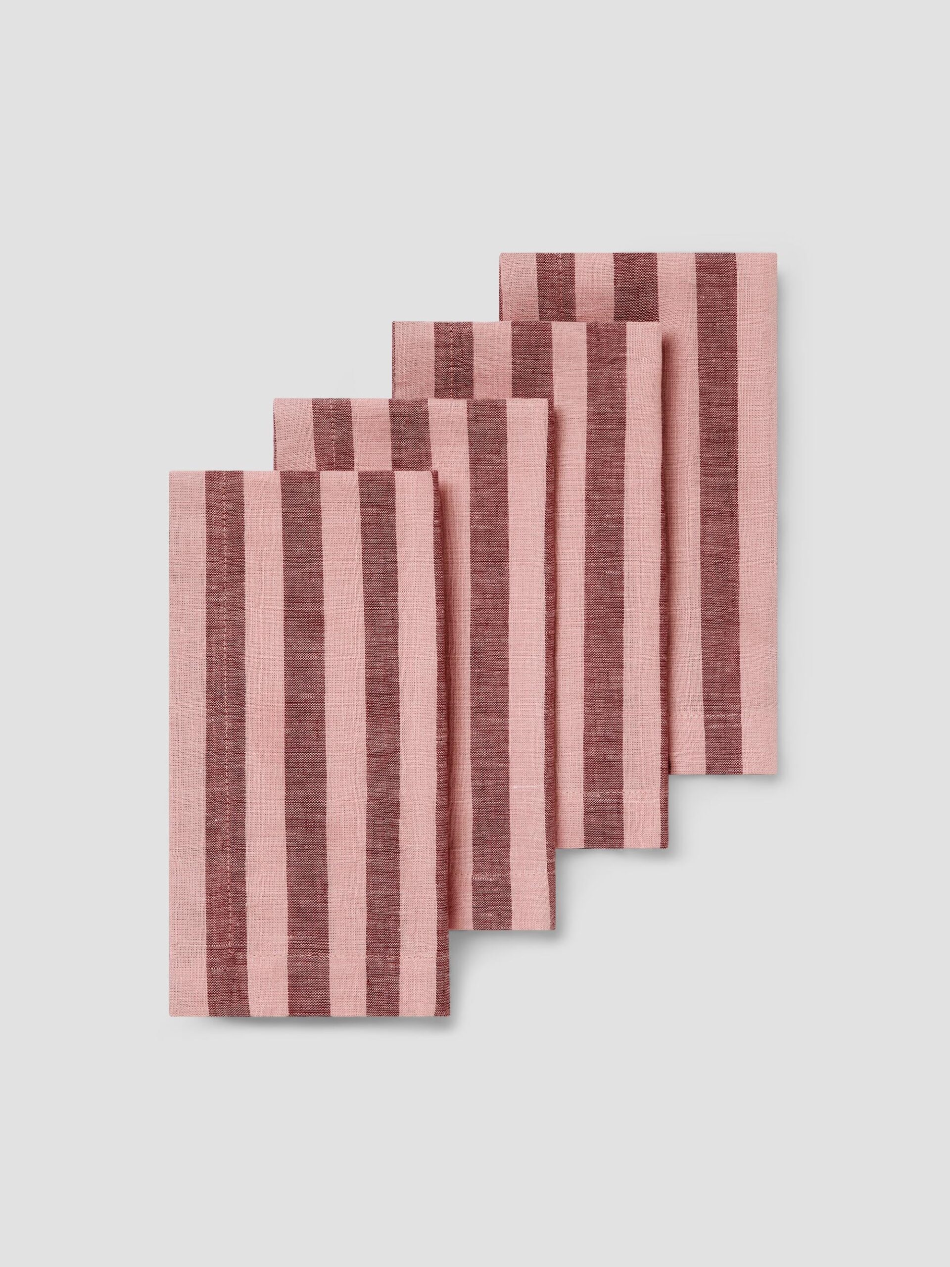 PEMBROKE-STRIPE-LINEN-BLEND-TABLEWARE-NapkinsRHUBARBROSEGROUP