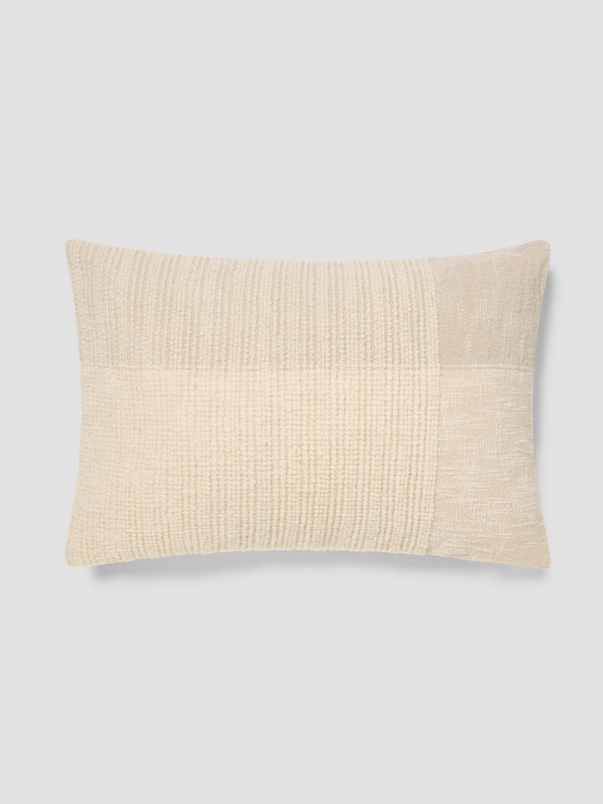 SOFT-CROSS-WEAVE-WOOL-CUSHION-COVER-40x60CREAM-OATMEALOVERHEAD
